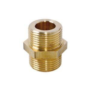 Barrel Nipple MM 1-1/4" Brass Fitting