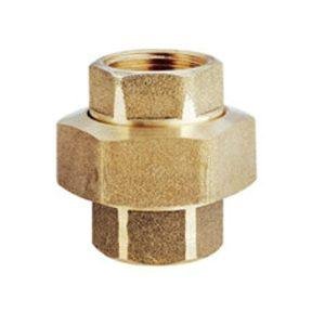 2" Maestrini Flat Seat Union  ff Brass