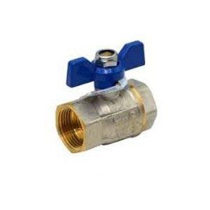 3/4" FF CP Butterfly Ball Valve