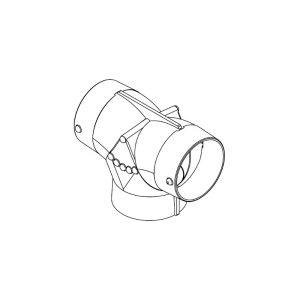 Air divider T 5″ x 4″ x 4″