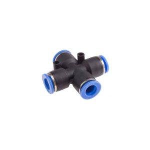 PVC Cross 8mm Pressure Fitting