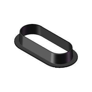 7" Oval Duct Hose Ring
