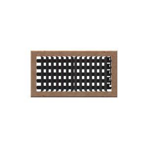 (12×6) 2-Way Cherry VMLC 12x6 Supply Grill With Damper