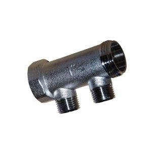 1" Inlet 1/2" Outlet 2 Hole Manifold