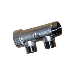 3/4" Inlet 1/2" Outlet 2 Hole Manifold