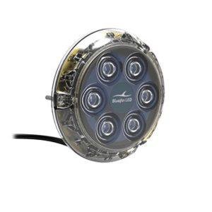Bluefin LED Piranha P6 Surface Mount Underwater LED Light - 2100 Lumens - Topaz Blue P6-SM-B104