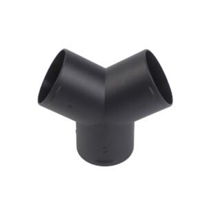Y Piece Duct Air Ducting Connector Straight Air Heater Duct Joiner Connector Pipe