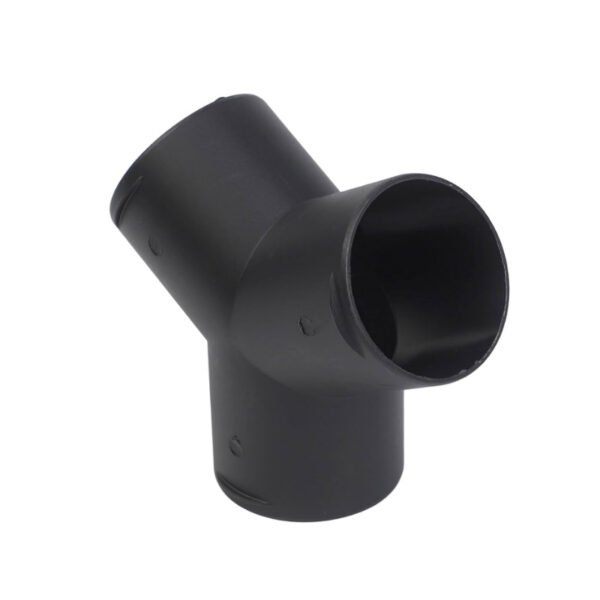 Y Piece Duct Air Ducting Connector Straight Air Heater Duct Joiner Connector Pipe