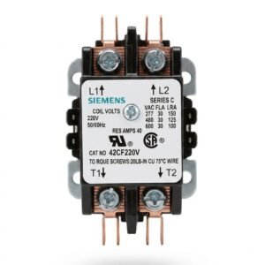 Siemens 42CF220V Definite Purpose Contactor 220V 2 Pole